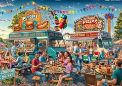 Puzzle Trailer de comida