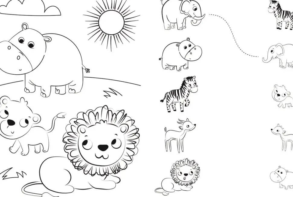 Puzzle Treflíci v ZOO 24 maxi - obojstranné