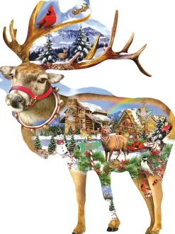 Puzzle Treinamento de renas