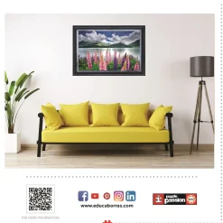 Puzzle Tremoços nas margens do Lago Sils, Suíça