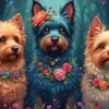 Puzzle Trio de cães