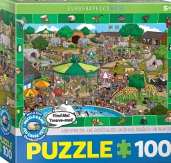 Puzzle Um dia no zoológico