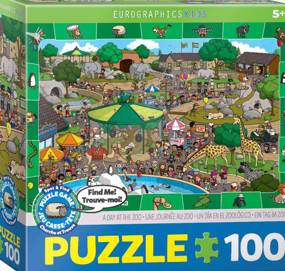 Puzzle Um dia no zoológico