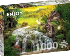 Puzzle Uma cabana de madeira no Magic Creek