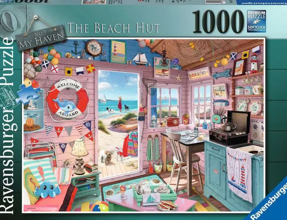 Puzzle Uma cabana na praia