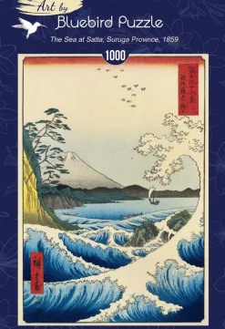 Puzzle Utagawa Hiroshige: o mar em Satta, província de Suruga