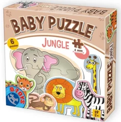 Puzzle 6v1 Animais da Selva