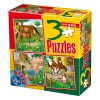 Puzzle 3v1 Animais domésticos
