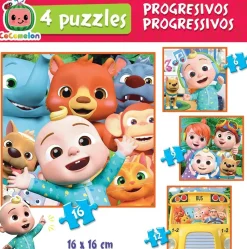 Puzzle 4v1 Cocomelon Progressivo