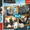 Puzzle 4v1 Como treinar o seu dragão - Dias de Dragão