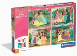 Puzzle 4v1 Disney Princess