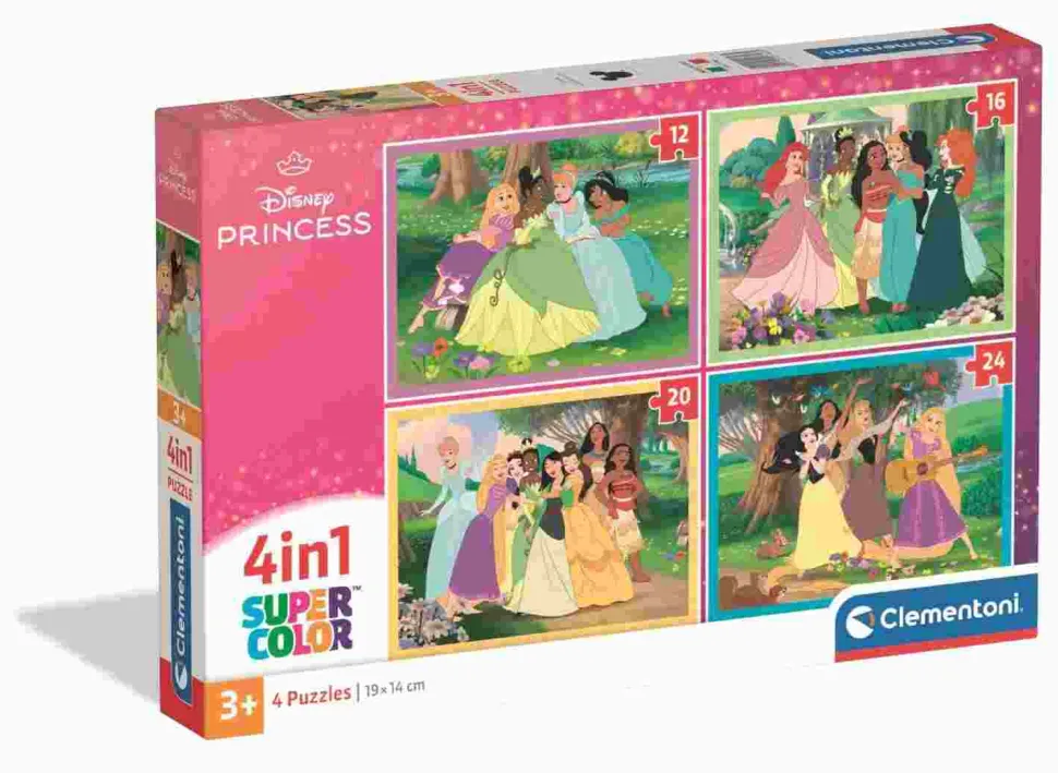 Puzzle 4v1 Disney Princess