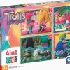 Puzzle 4v1 DreamWorks Trolls 3 se unem