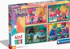 Puzzle 4v1 DreamWorks Trolls 3 se unem