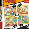 Puzzle 4v1 O Garfield adora lasanha