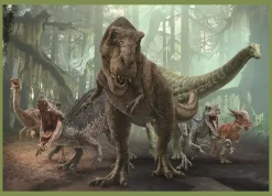 Puzzle 4v1 Os ameaçadores dinossauros do Jurassic World