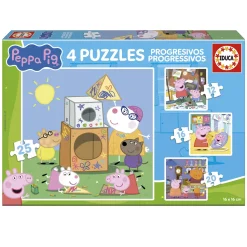 Puzzle 4v1 Peppa Pig
