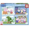 Puzzle 4v1 Peppa Pig