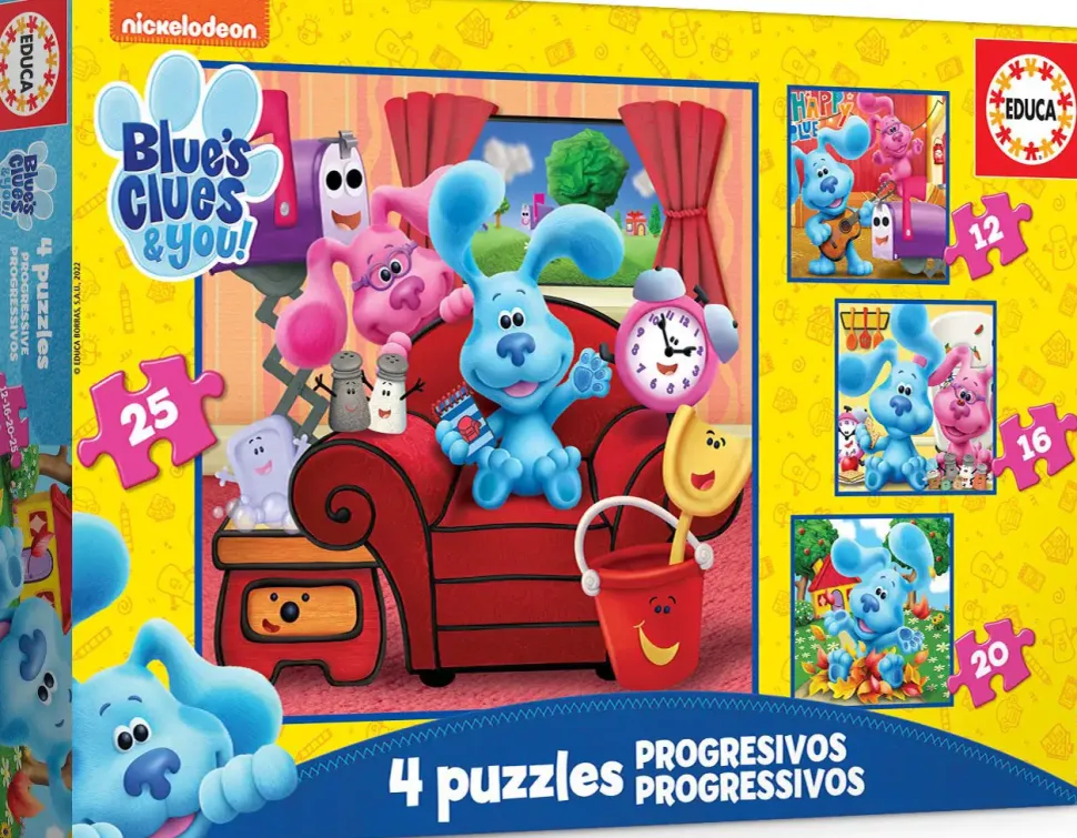 Puzzle 4v1 Pistas do Azul