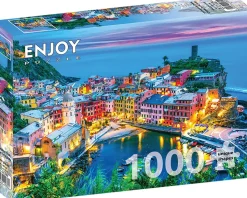 Puzzle Vernazza ao entardecer, Cinque Terre, Itália