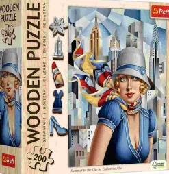 Puzzle Verão na Cidade - Catherine Abel de madeira