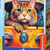 Puzzle Viagem de ônibus gato