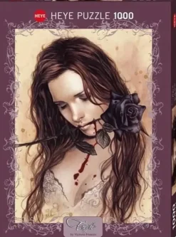 Puzzle Victoria Francés: Dark Rose