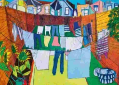 Puzzle Vida cotidiana: No pátio