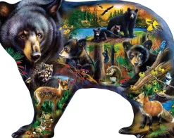 Puzzle Vida selvagem da floresta tvarové