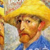 Puzzle Vincent van Gogh: autorretrato com chapéu de palha