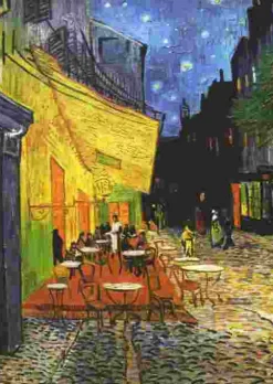 Puzzle Vincent van Gogh: Caféterrasse am Abend