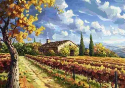 Puzzle Vinha pintada