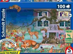 Puzzle Visita nocturna de animais