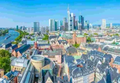 Puzzle Vista aérea de Frankfurt, Alemanha