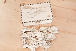 Puzzle Vodné plochy drevené quebra-cabeça em krabi膷ke