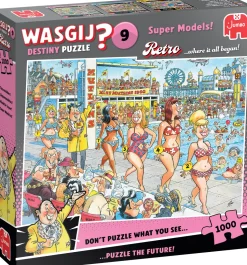 Puzzle Wasgij: Destiny 9 retrô - Supermodelos!