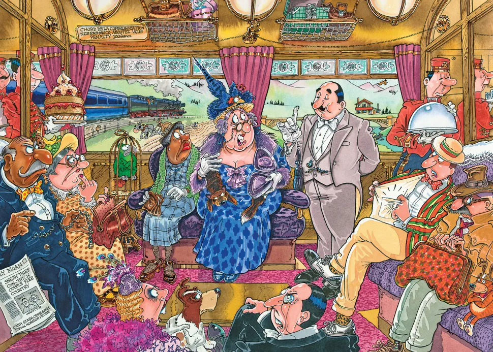 Puzzle Wasgij: Retro Mystery 9 - Grande Assalto ao Trem!