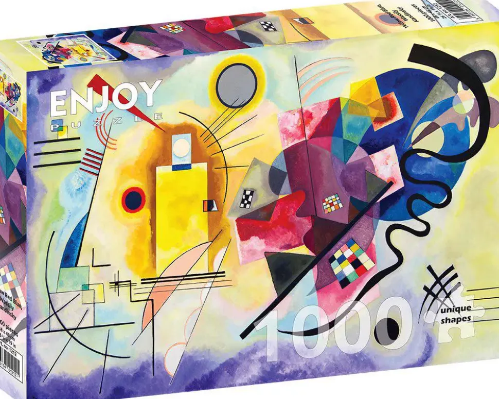 Puzzle Wassily Kandinsky: Amarelo Vermelho Azul