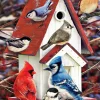 Puzzle Winter Birdhouse
