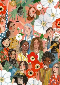 Puzzle Women Gardening