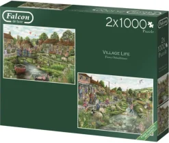 Puzzle 2x1000 - Village Life