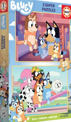 Puzzle 2x25 azul