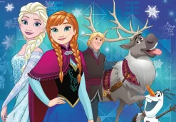 Puzzle 2x24 Congelado: Aurora Boreal