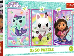 Puzzle 3x50 Conheça Gabby e os gatos