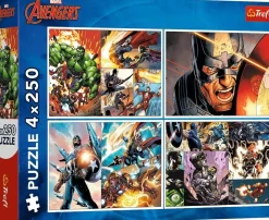 Puzzle 4x250 Dias de Herói Vingadores