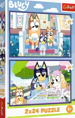 Puzzle 2x24 Engraçado Bluey