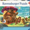 Puzzle 2x24 Família urso numa viagem