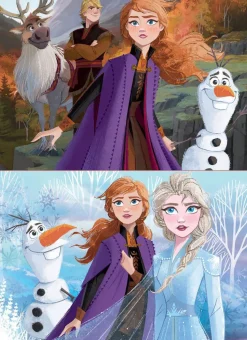 Puzzle 2x50 Frozen, terra de gelo