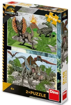 Puzzle 2x48 Jurassic World