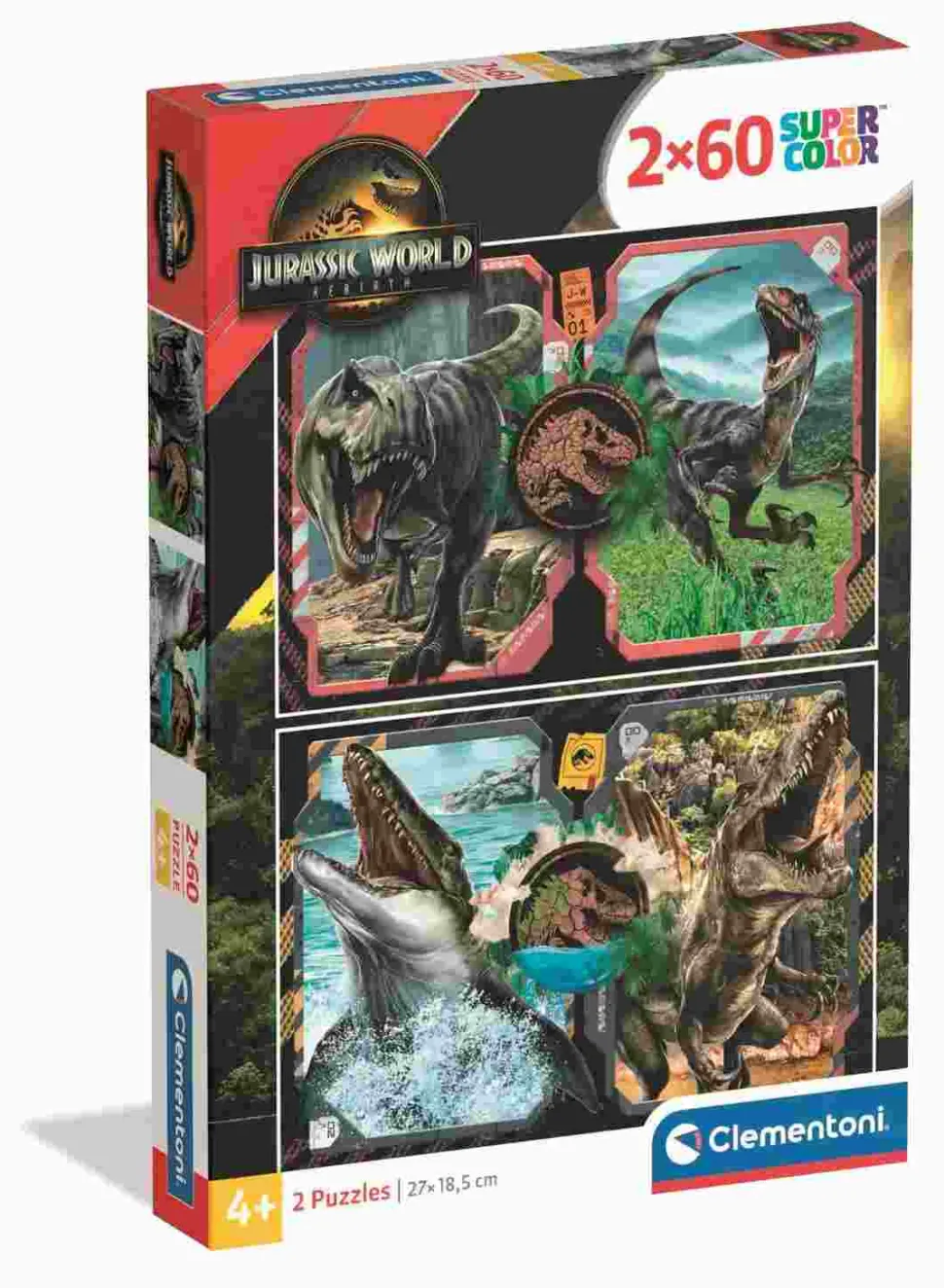 Puzzle 2x60 Jurassic World Renaissance (Renascimento do Mundo Jurássico)